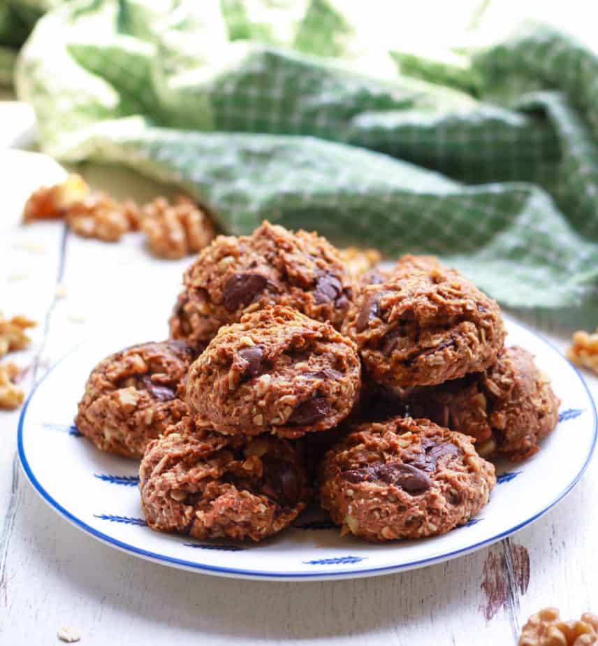 Sourdough Oatmeal Walnut Cookies | Easy vegan recipe