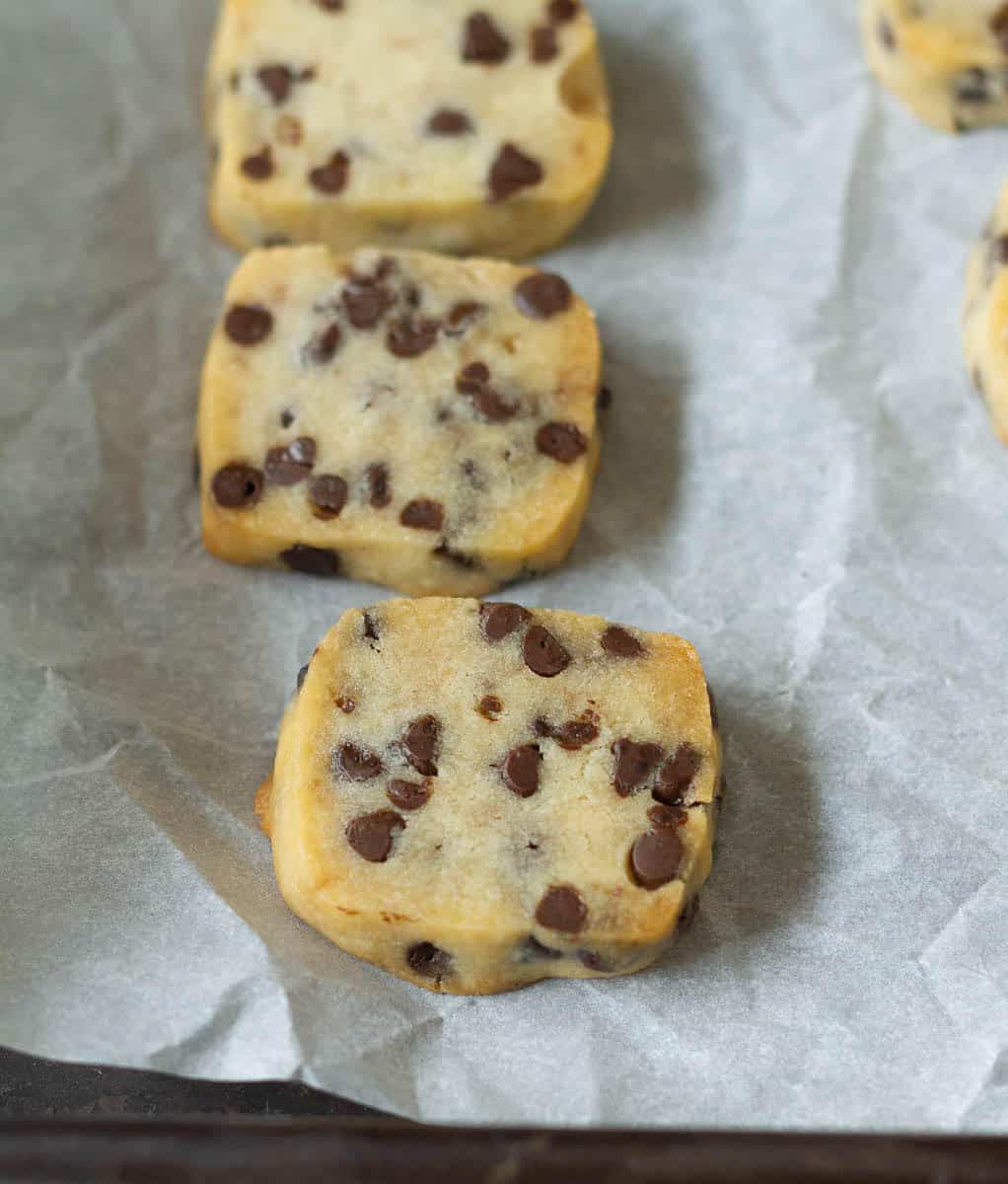  Chocolate Chip Shortbread Cookies 